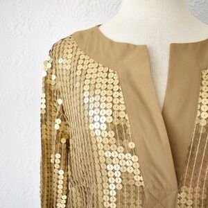 MICHAEL Michael Kors Gold Sequin Tunic